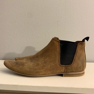 River Island distressed leather Chelsea boots